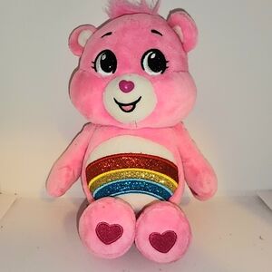 10" plush Care Bears Cheer Bear stuffed animal